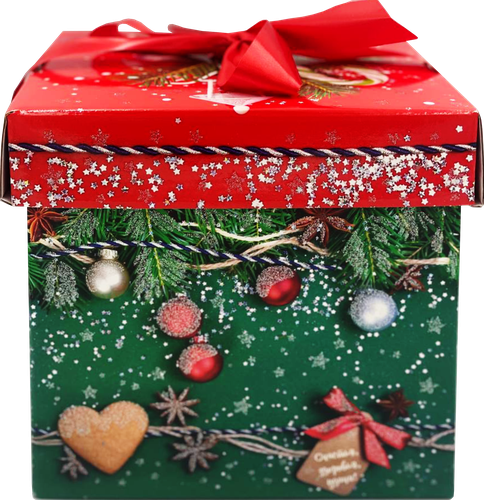 

Подарок новогодний Запорожец Ассорти сладостей 1.2 кг