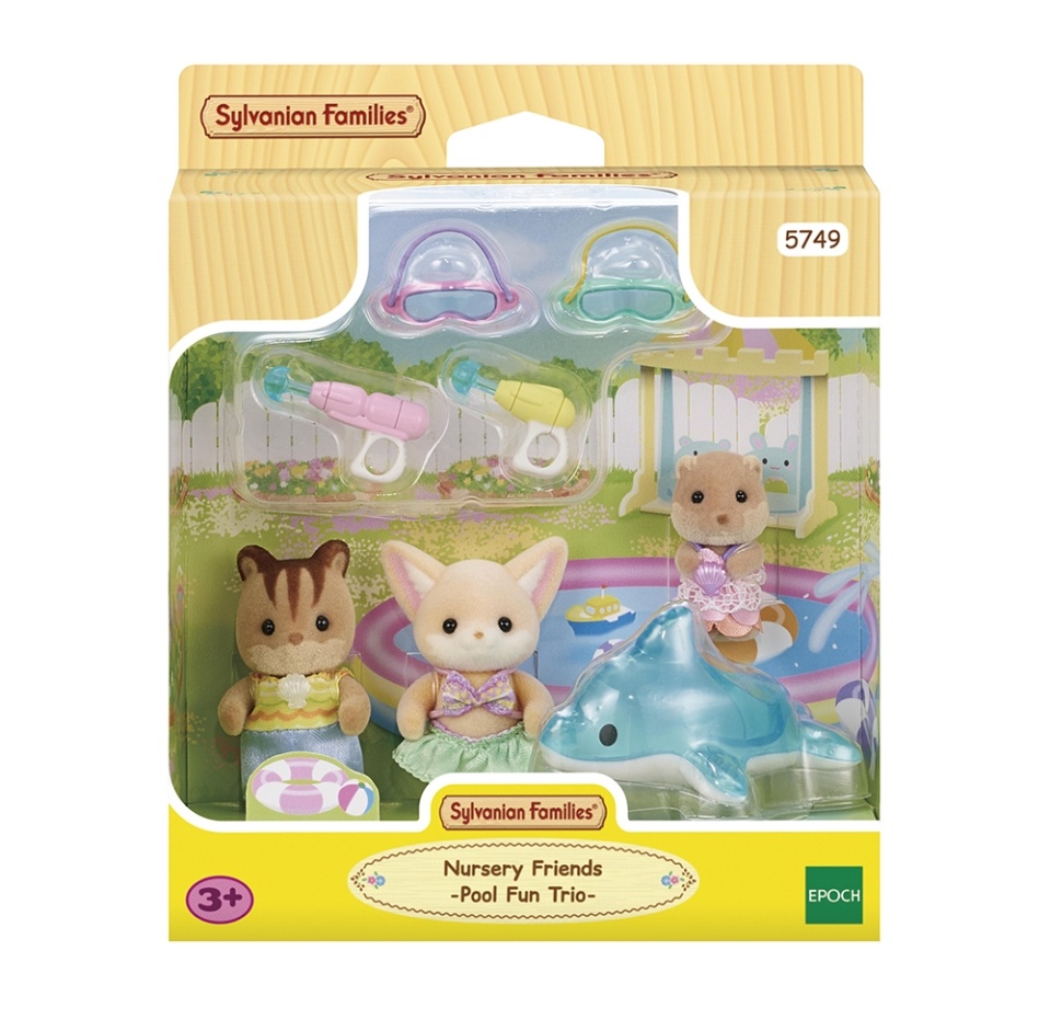 

Игровой набор Sylvanian Families «Малыши и аксессуары для бассейна» 3+