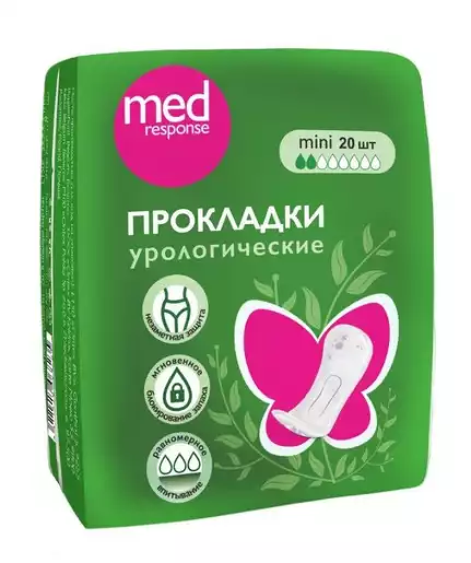 Прокладки урологические Medresponse mini 20 шт