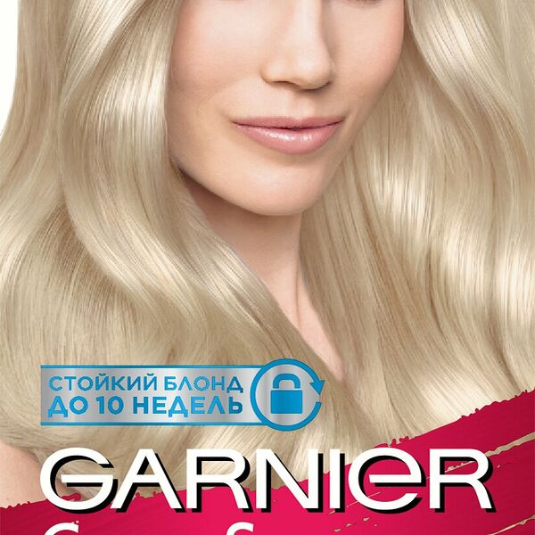 Крем-краска для волос Garnier Color Sensation Платиновые блонды Роскошь цвета 101 Платиновый блонд 110 мл