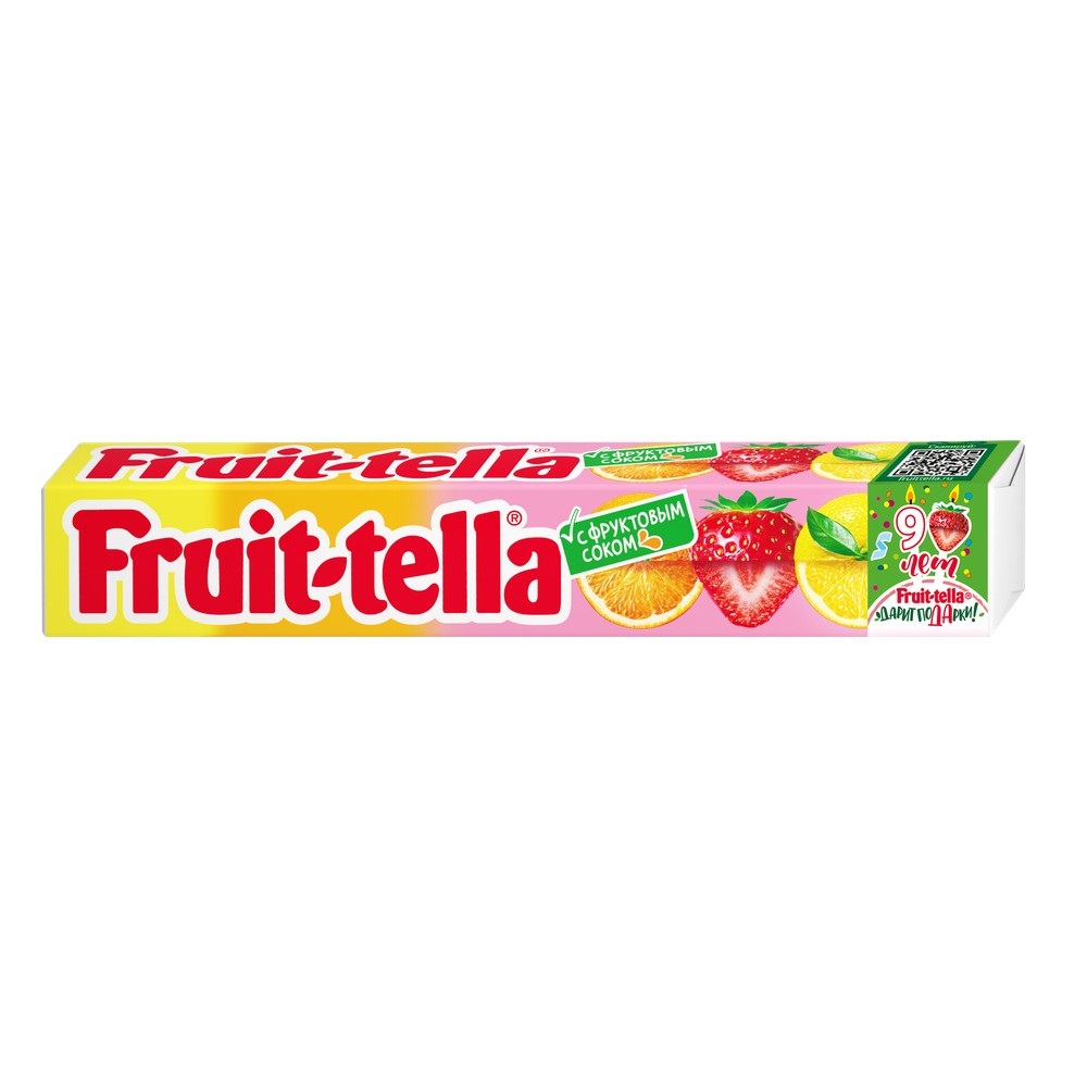 

Конфеты жевательные Fruittella Вкусы от природы Ассорти 41 г
