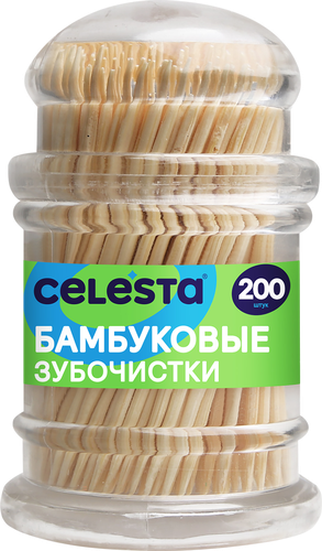 

Зубочистки Celesta бамбуковые 200 шт