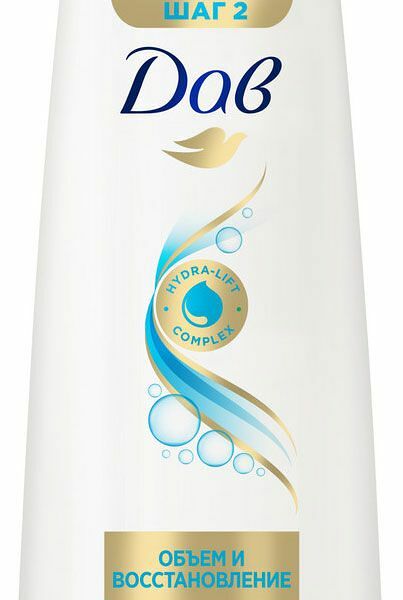 Бальзам-ополаскиватель Dove Therapy Объём и Восстановление, 350 мл