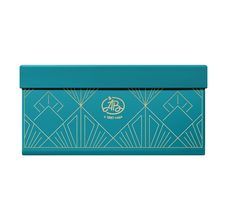 

Коробка подарочная «Азбука вкуса» всесезонная с окном 32х23х11 зеленая