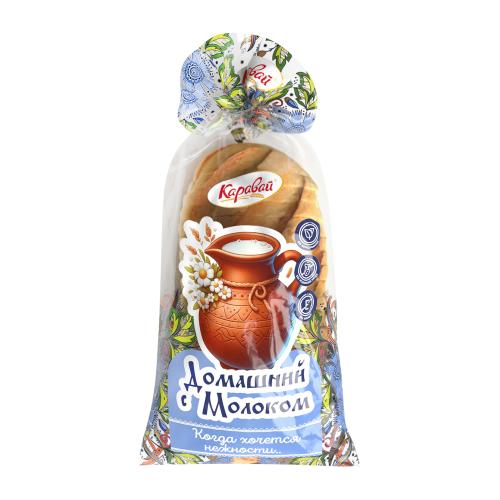 

Батон Каравай Домашний на молоке нарезанный 300 г