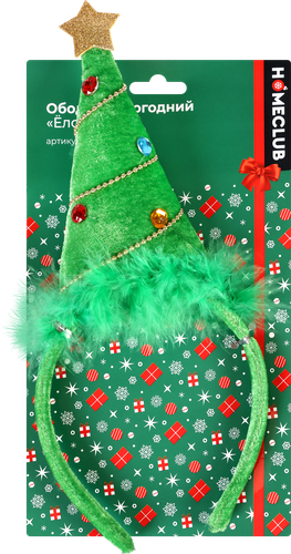 

Ободок карнавальный Homeclub Елочка, дизайн в ассортименте