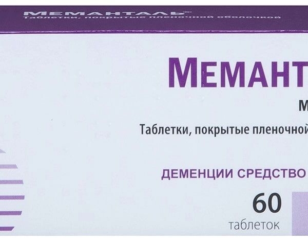Меманталь таблетки 10 мг 60 шт