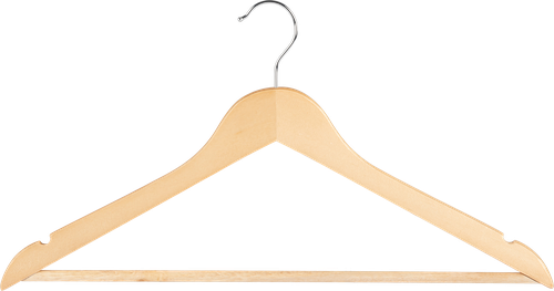 

Вешалка РЫЖИЙ КОТ деревянная W2-P с перекладиной 44см