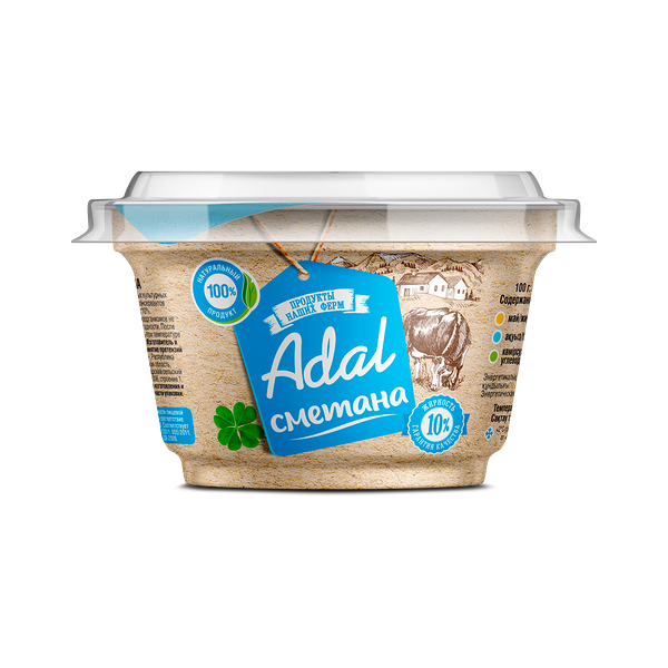 Сметана Adal Продукты Наших Ферм 10% 180 г