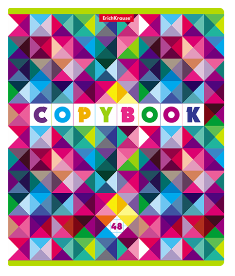 

Тетрадь ERICHKRAUSE Общая ученическая Rainbow Rhombs