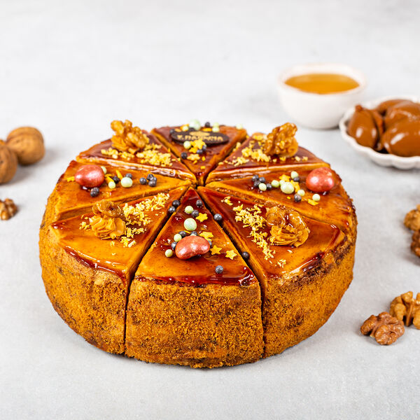 Медовая фантазия с грецким орехом торт 800 г