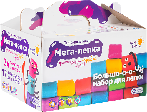 Набор для лепки Genio Kids Мегалепка Арт. TA1084