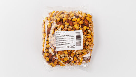 Смесь из жареных соленых орехов, арахиса, нута и кукурузы, 300г