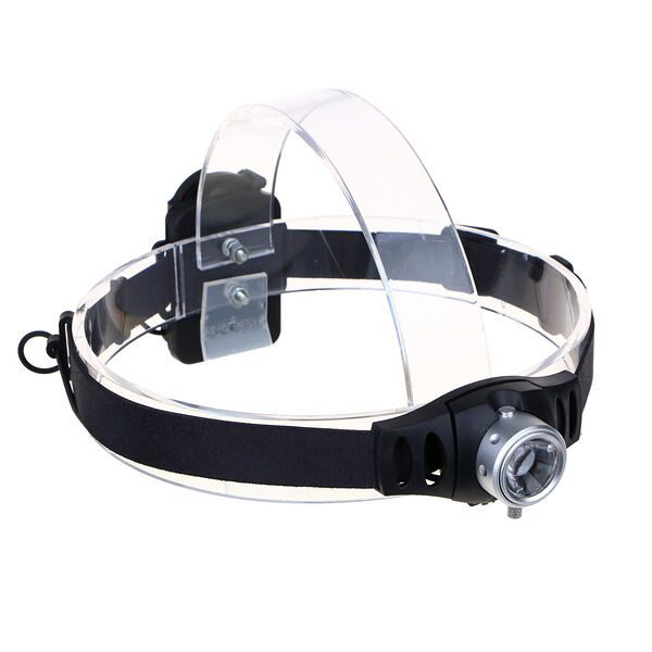 Ермак фонарь налобный, 1 xpe led, с фокусировкой, 3хааа, 2 режима, пластик