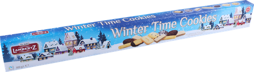 

Набор кондитерских изделий Lambertz Winter Time Cookie печенье и вафли в ассортименте 800 г
