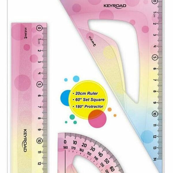 Набор Keyroad Pastel чертежный цвет в ассортименте