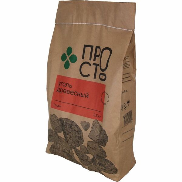 Уголь древесный Пр!ст, 2.5кг