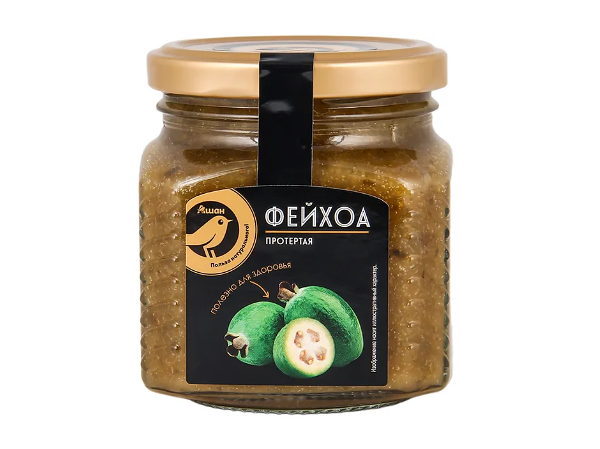 Фейхоа АШАН Золотая птица протертая с сахаром