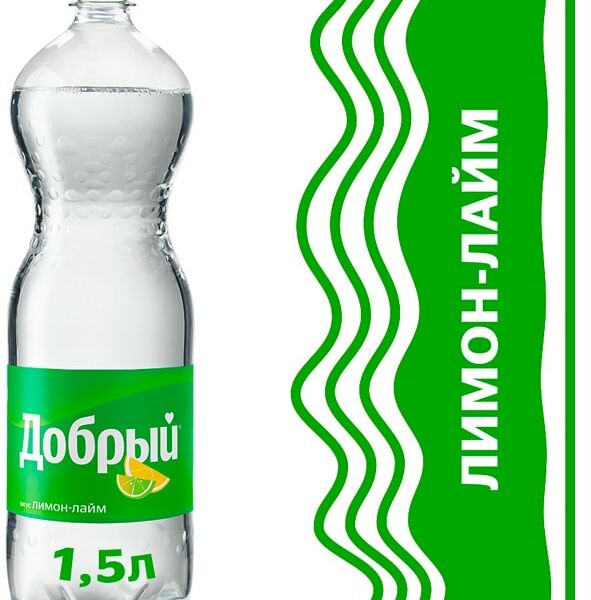 Напиток Добрый Лимон-Лайм 1.5л