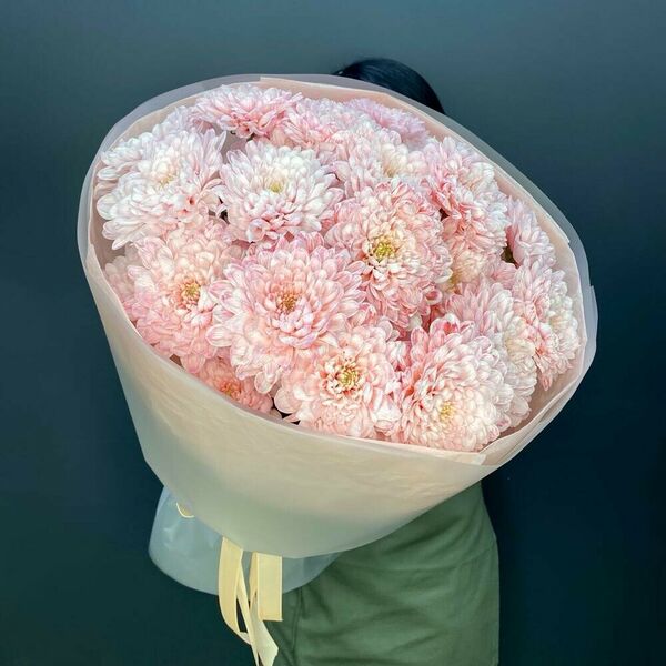 Букет из 5 кустовых хризантем