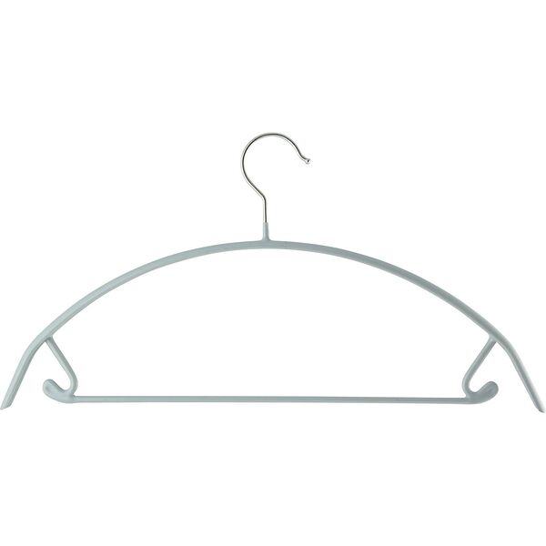 Вешалка для одежды Рыжий кот, 41 см, с крючками, металл/ПВХ, серый