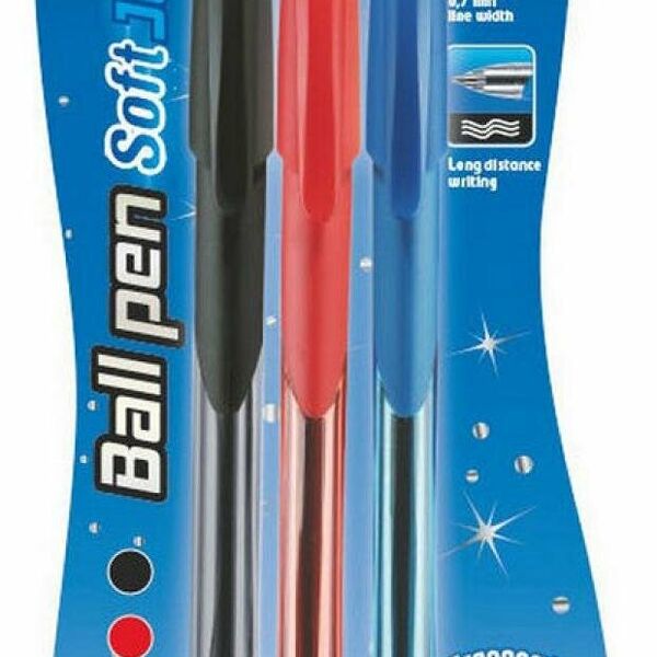 Набор шариковых ручек Keyroad 0,7 мм 3 цвета, 3 шт