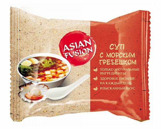 Суп быстрого приготовления Asian Fusion с морским гребешком