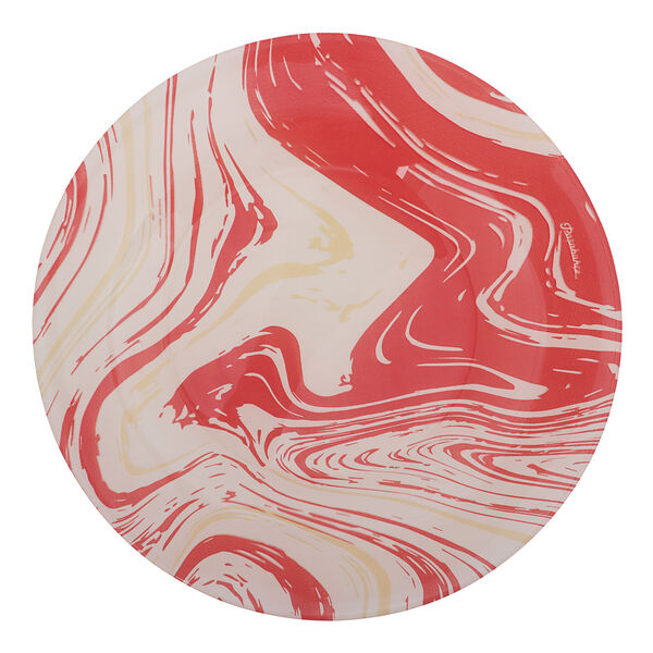 Pasabahce тарелка d-19см, пинк лава, стекло