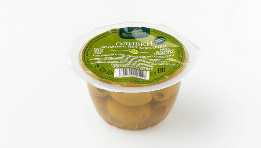 Оливки зеленые без косточки