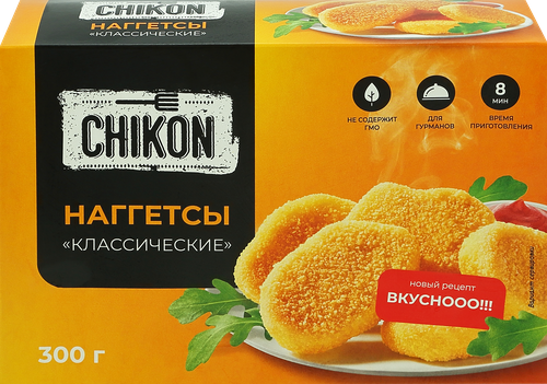 

Наггетсы Chikon Классические замороженные 300 г