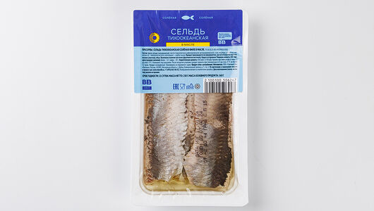 Сельдь соленая филе в масле