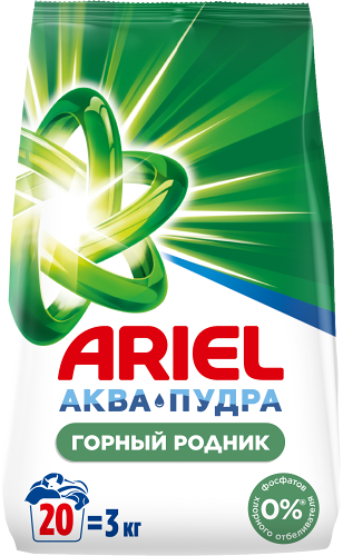 Стиральный порошок Ariel Горный родник автомат 3кг