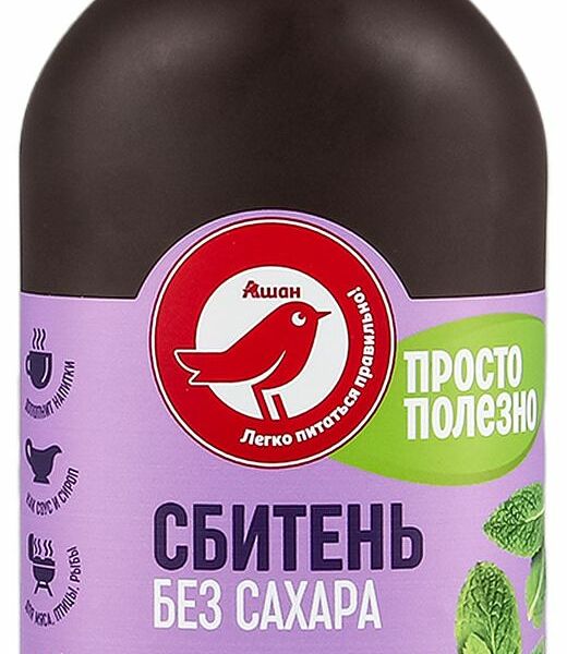 Сбитень АШАН Красная птица классический без сахара 250мл