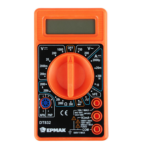 Ермак мультиметр цифровой dt-832
