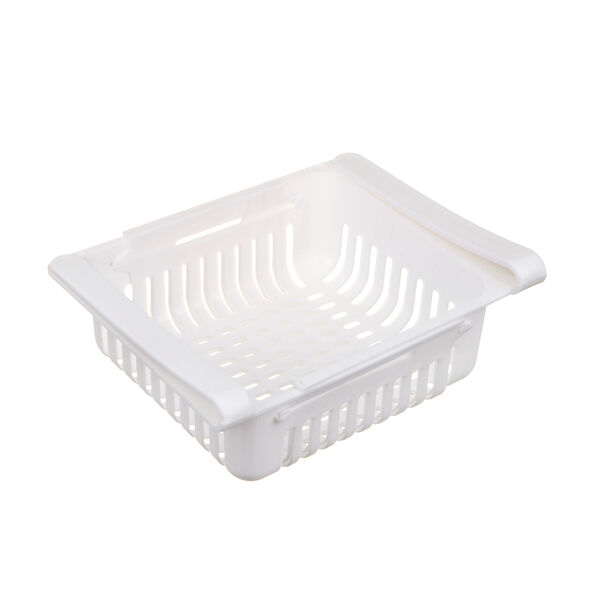 Vetta контейнер раздвижной в холодильник, полипропилен, 20,5-28х16,5х7,5h см, белый, 1 шт