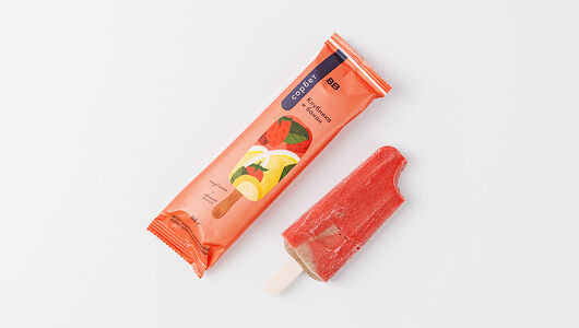 Сорбет ВкусВилл клубника и банан