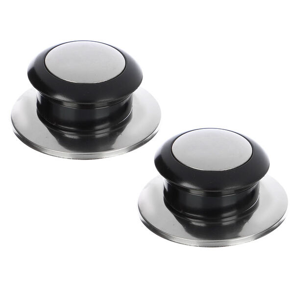 Ручка к крышке Vetta 5 см нержавеющая сталь, полипропилен 2 шт.