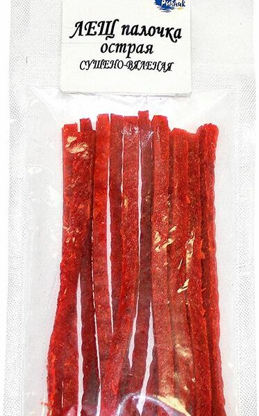 Лещ Рыбник с перцем палочки сушено-вяленые, 70г