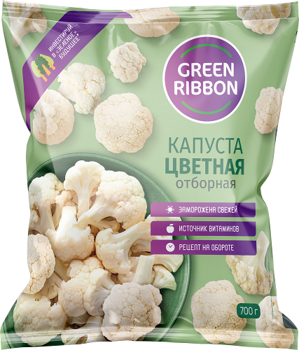 Капуста Green Ribbon цветная быстрозамороженная 700 г