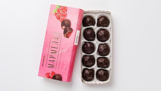 Мармелад Малиновый в шоколаде