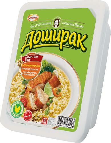 Лапша Доширак с курицей, 90г