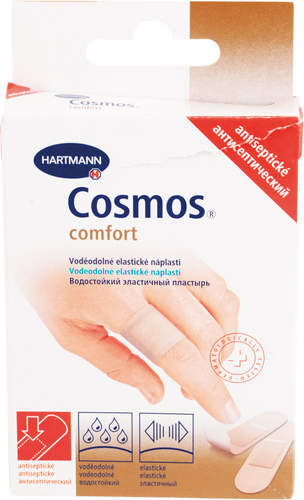 

Пластырь Hartmann Cosmos Comfort antiseptic 20 шт., 2 размера