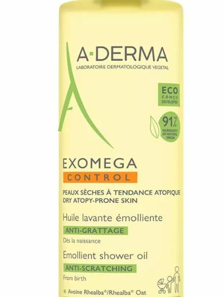A-Derma Exomega Control Смягчающее масло для душа 750 мл