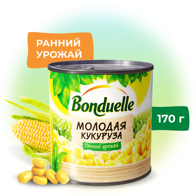 Кукуруза консервированная Bonduelle, молодая, 170 г