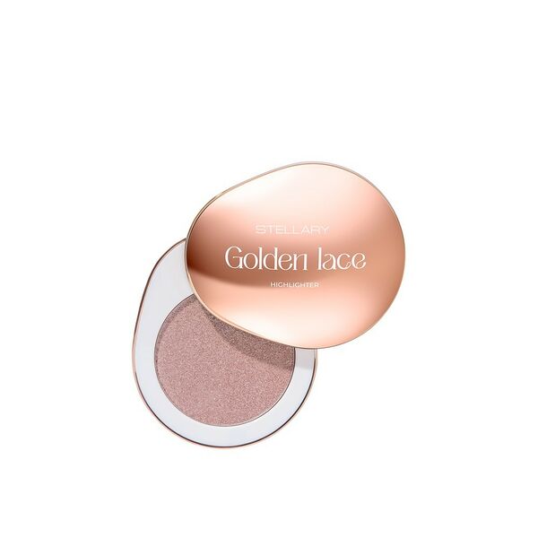 Хайлайтер для лица Stellary Golden Lace Highlighter т.01 Пудрово-розовый, 5.5 г