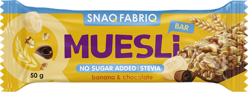 Батончик-мюсли Snaq Fabriq Банан, с молочным шоколадом 50 г