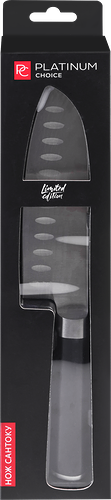Нож сантоку PLATINUM CHOICE 18см, нержавеющая сталь, ABS-пластик, Арт. EKA-PN7