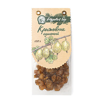 Сухофрукты Кедровый Бор крыжовник сушеный целый 100г, Россия