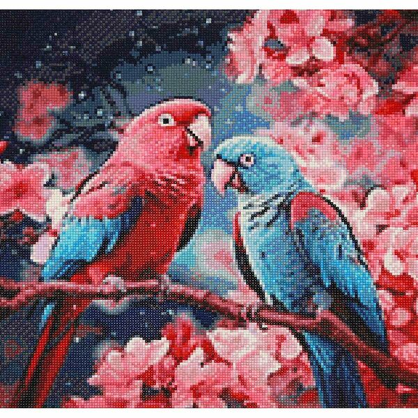 Cr 440175 Алмазная мозаика 'Попугаи ара', 40х40, Cristyle