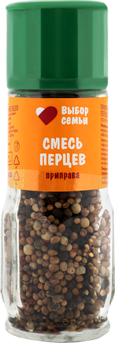 

Приправа Выбор семьи Смесь перцев мельница 40 г